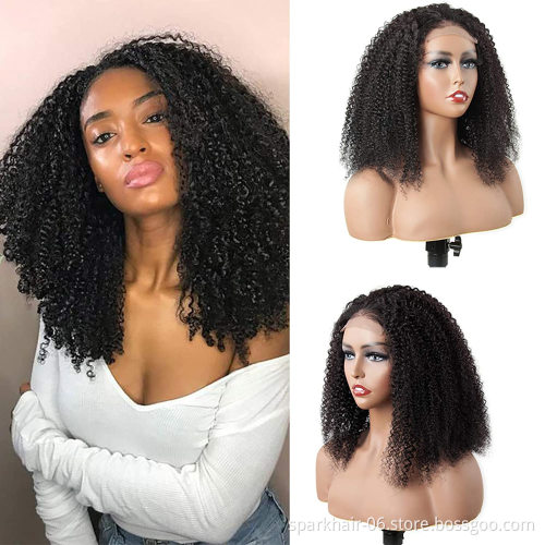 Wholesale kinky curly human hair wigs for black women,kinky curly full lace wig with baby hair,virgin kinky curly full lace wig